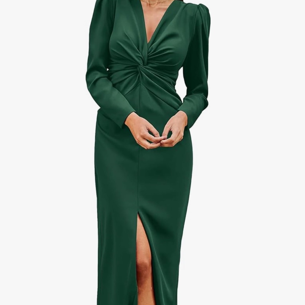 Emerald Green Dress, size L